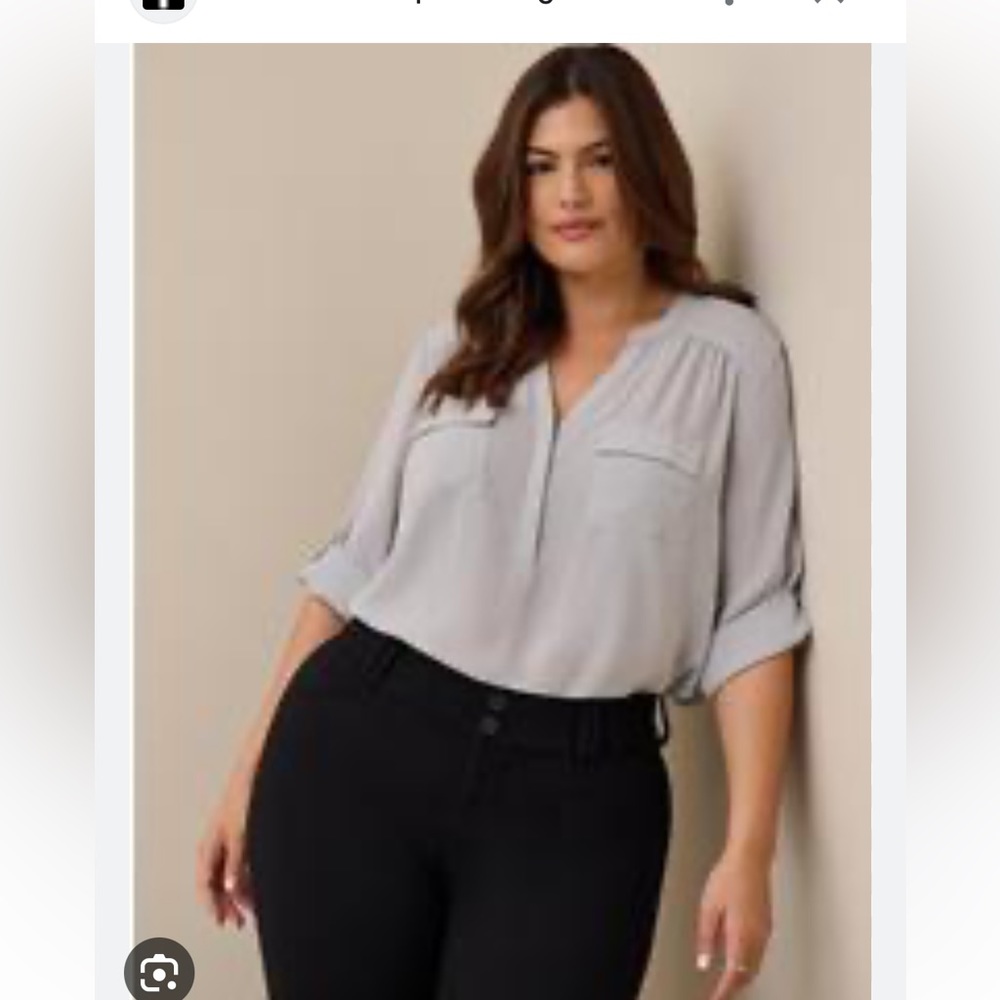 Light grey, Torrid, Harper size 3